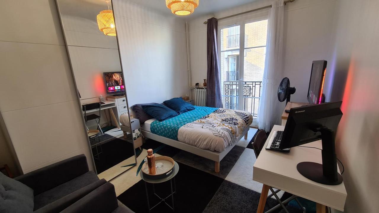 Residence Cosy, Chambre Privee Non Mitoyenne Avec Serrure Dans Un Appartement De 50 M Carres Bois-Colombes Buitenkant foto