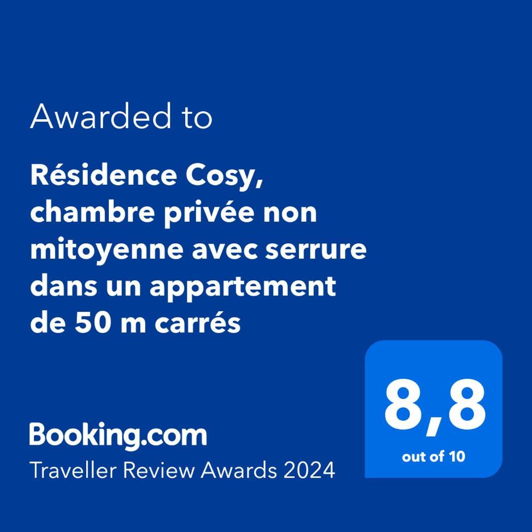 Residence Cosy, Chambre Privee Non Mitoyenne Avec Serrure Dans Un Appartement De 50 M Carres Bois-Colombes Kamer foto